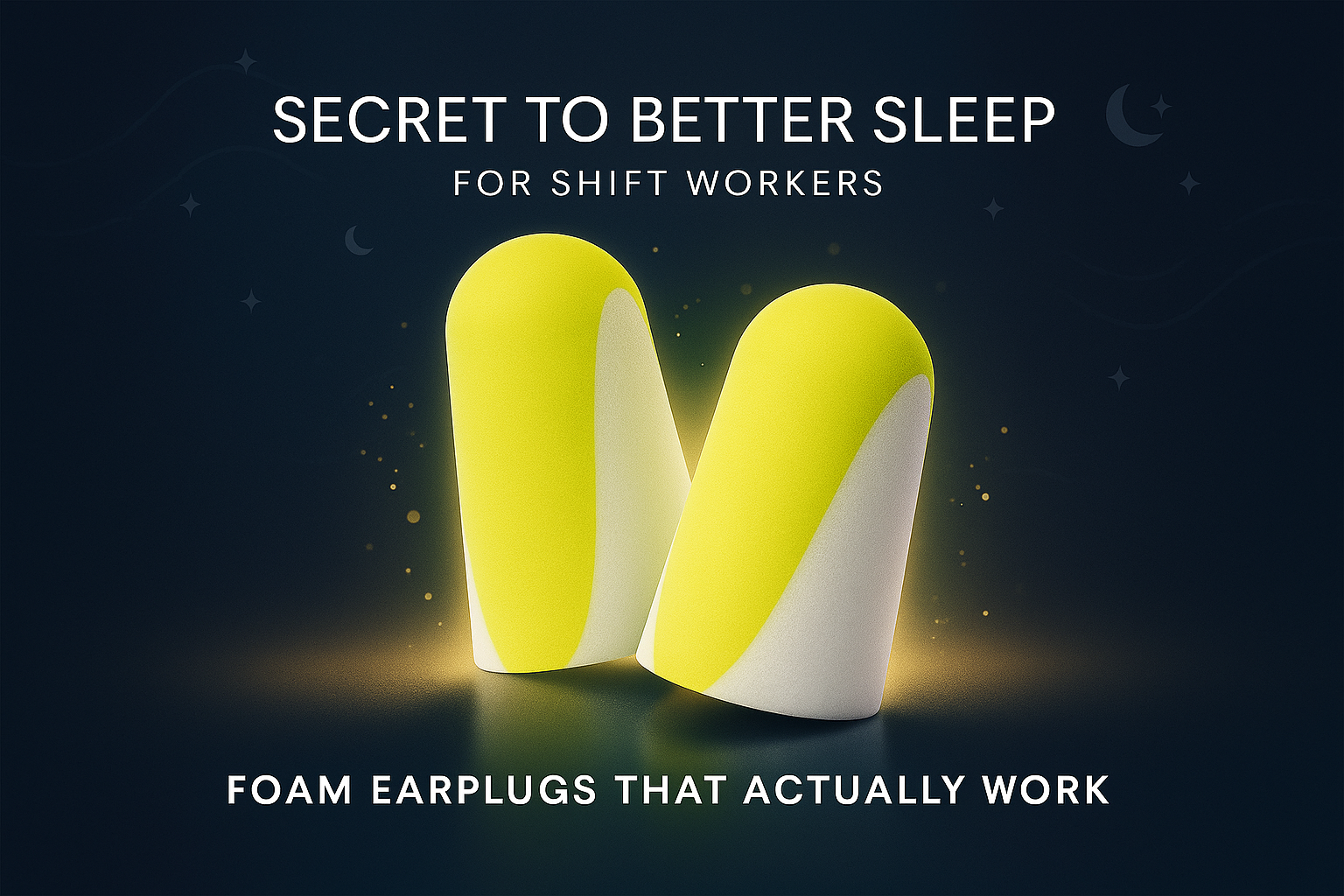 Noise-Blocking Foam Earplugs Helping Shift Workers Rest and Recharge