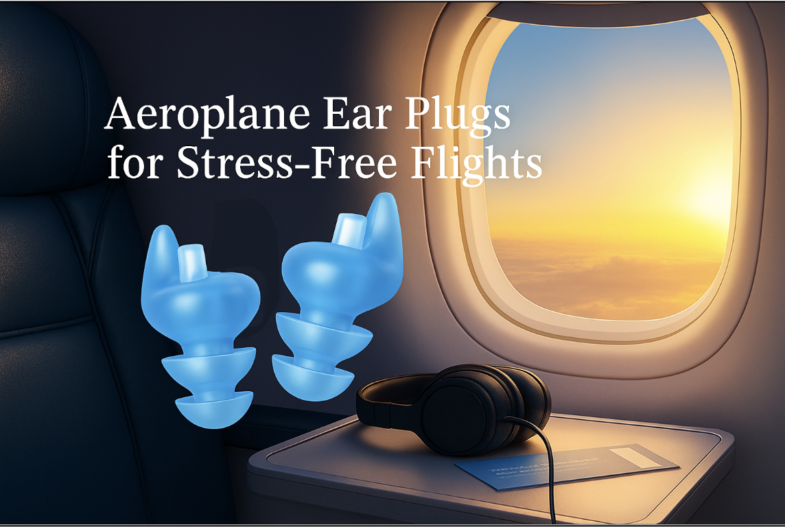 Aeroplane Ear Plugs for Stress-Free Flights: Relieve Pressure, Block Noise & Arrive Refreshed